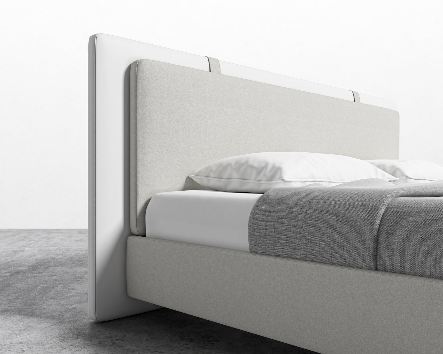 Abigail Bed - King - Modern Felt - Alesund