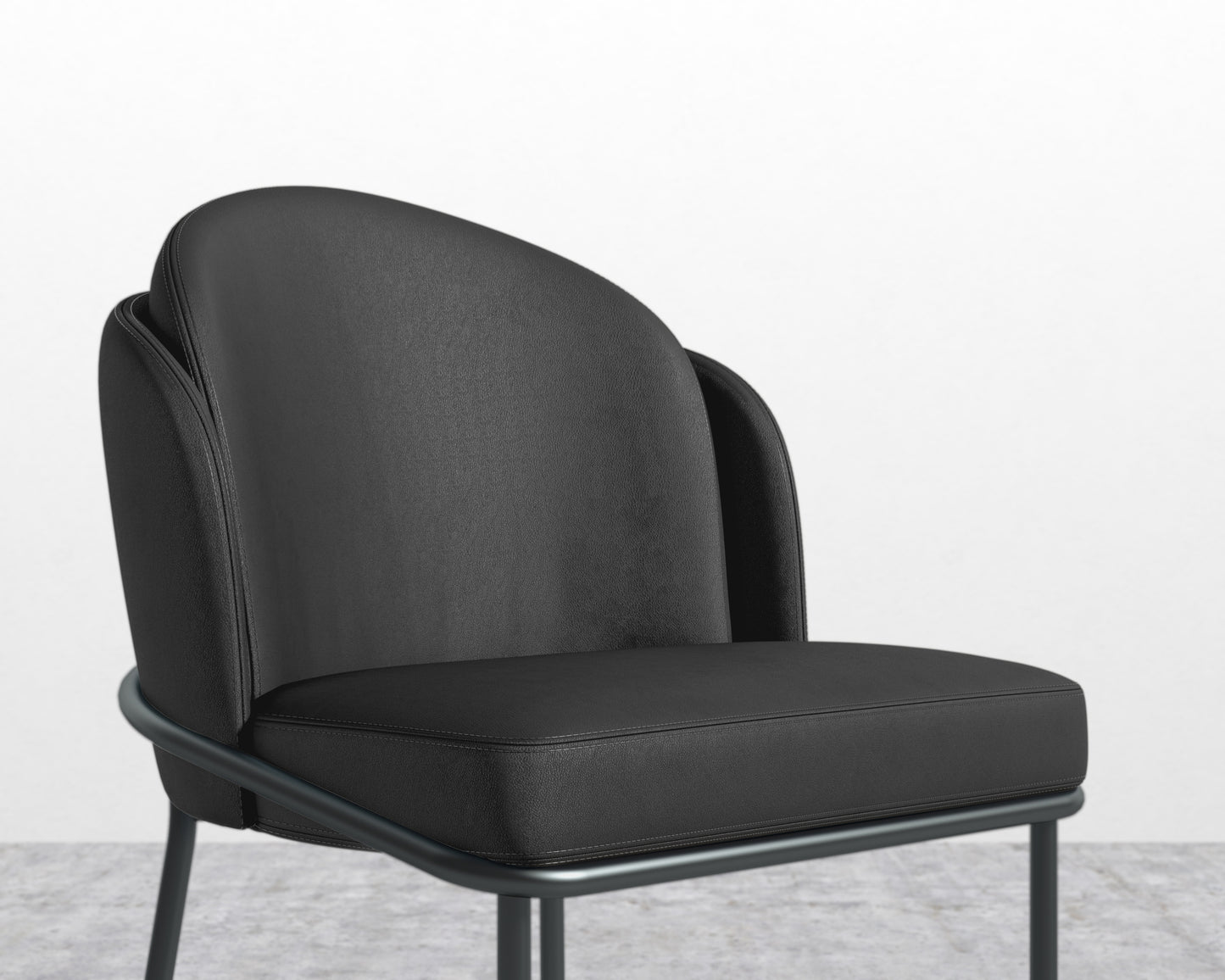 Angelo Dining Chair - Black - Trento Jet Black