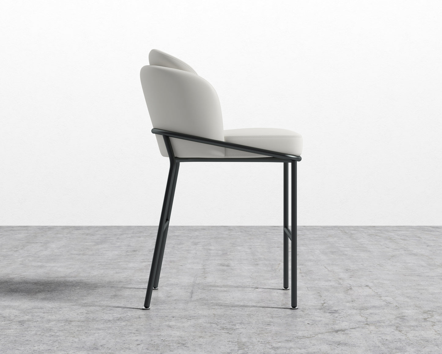 Angelo Counter Stool - Trento Eggshell - Black
