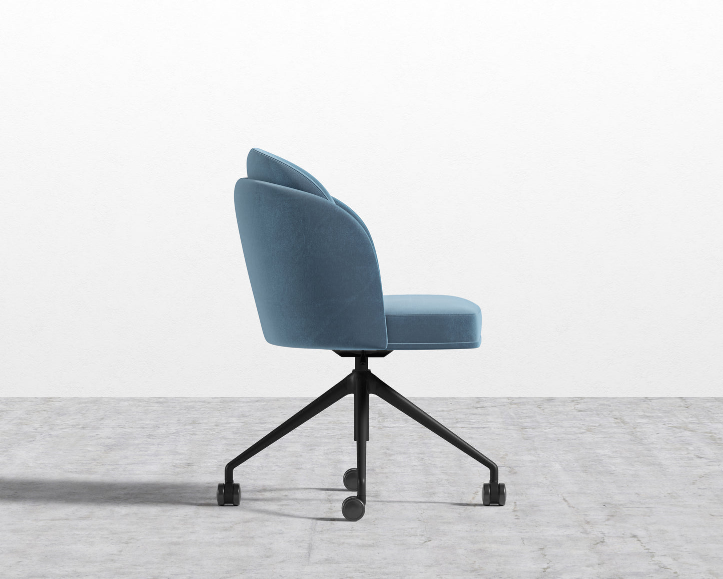 Angelo Office Chair - Plush Velvet - Solstice