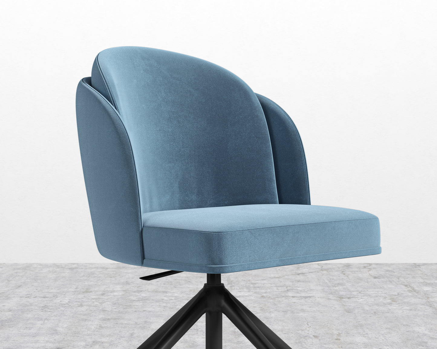 Angelo Office Chair - Plush Velvet - Solstice