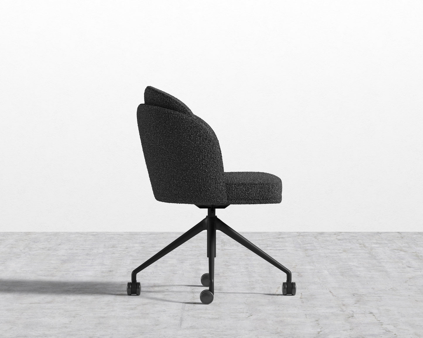 Angelo Office Chair - Chatou Boucle - Caviar