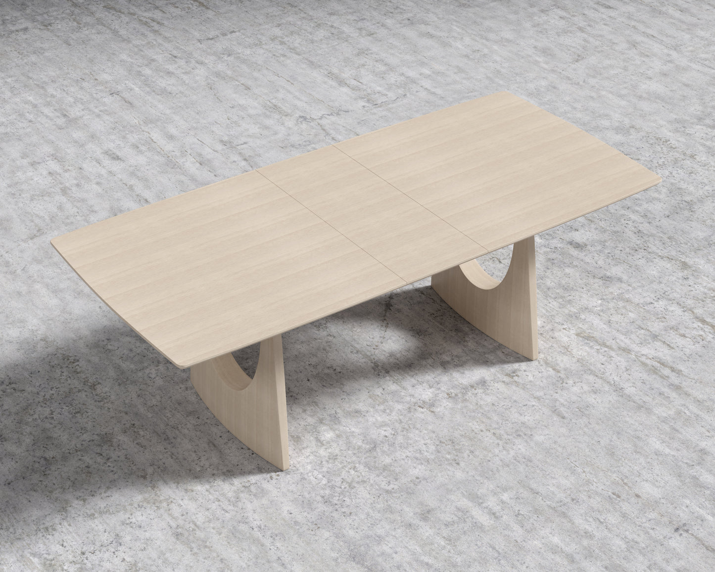 Arco Dining Table - Washed Natural Oak