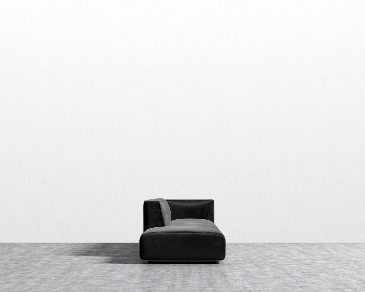 Arya Modular Right Hand Facing - Plush Velvet - Black 2022