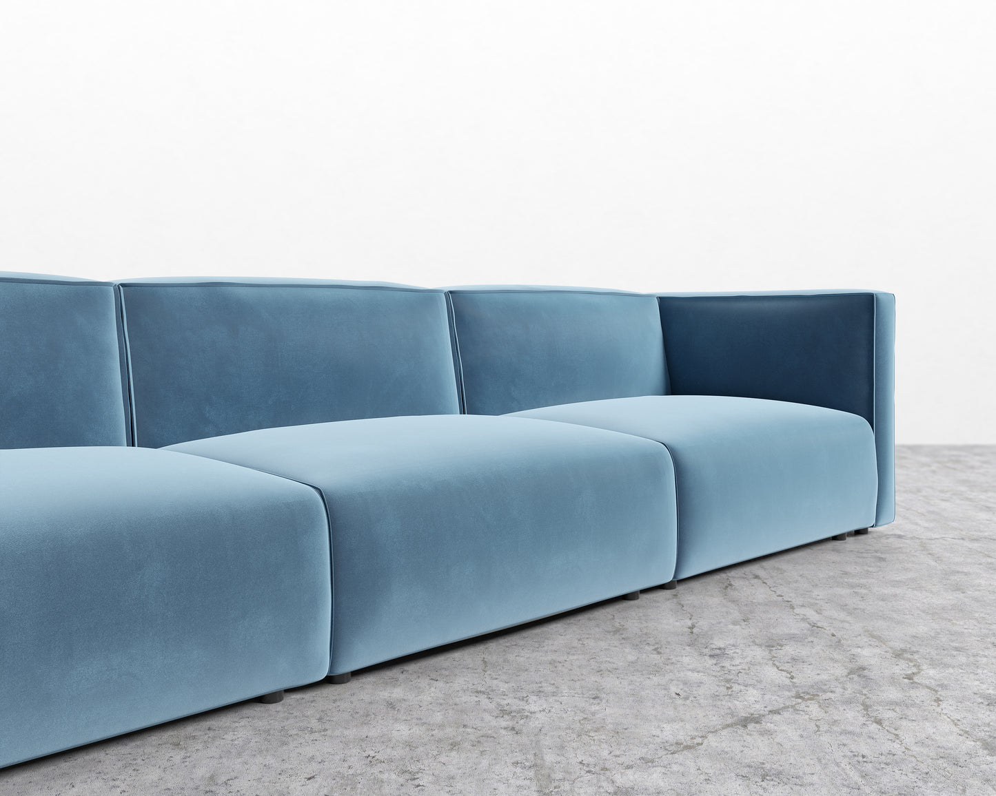 Arya Modular Sectional - Plush Velvet - Solstice