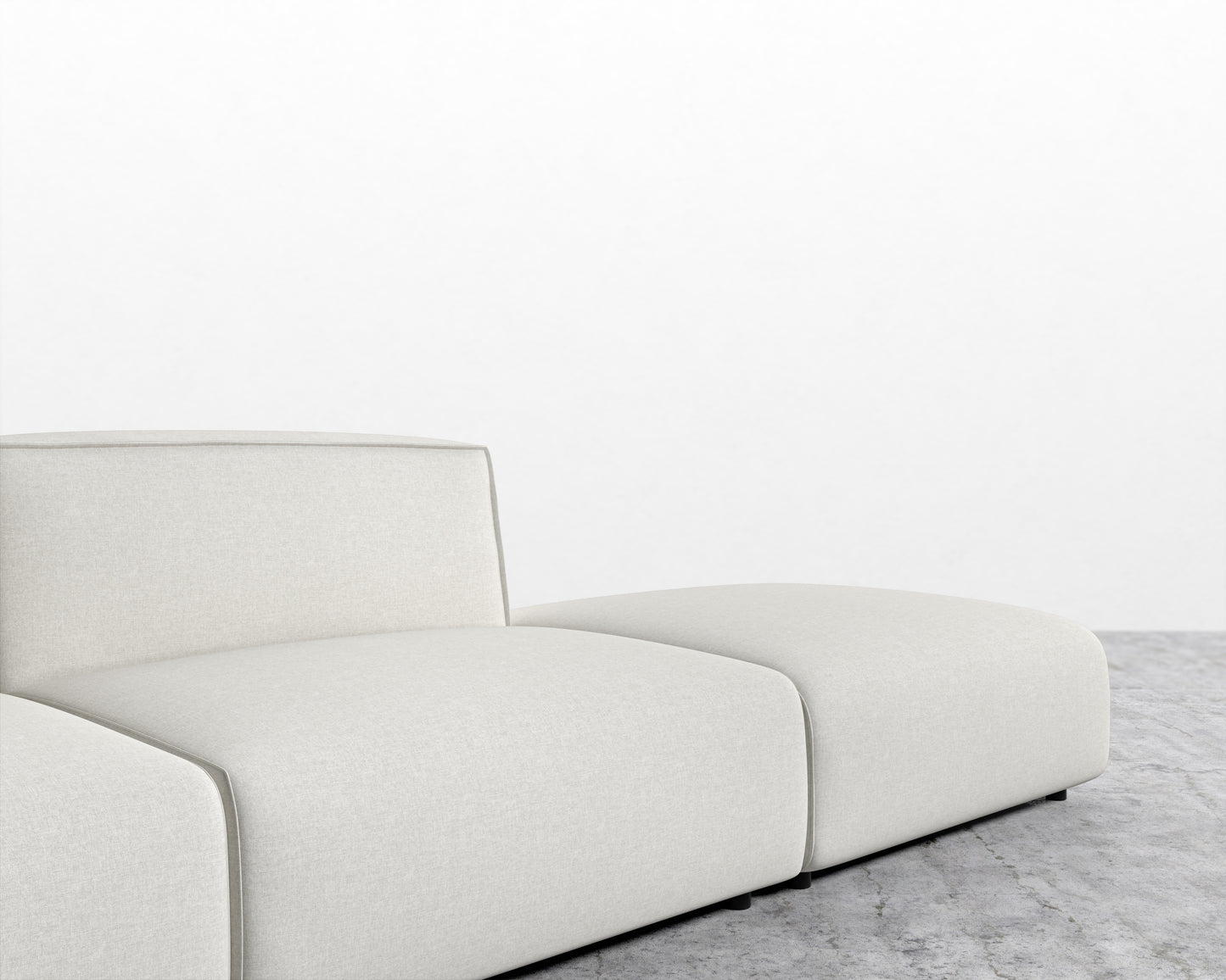 Arya Modular Sofa with Open End - Modern Felt - Alesund