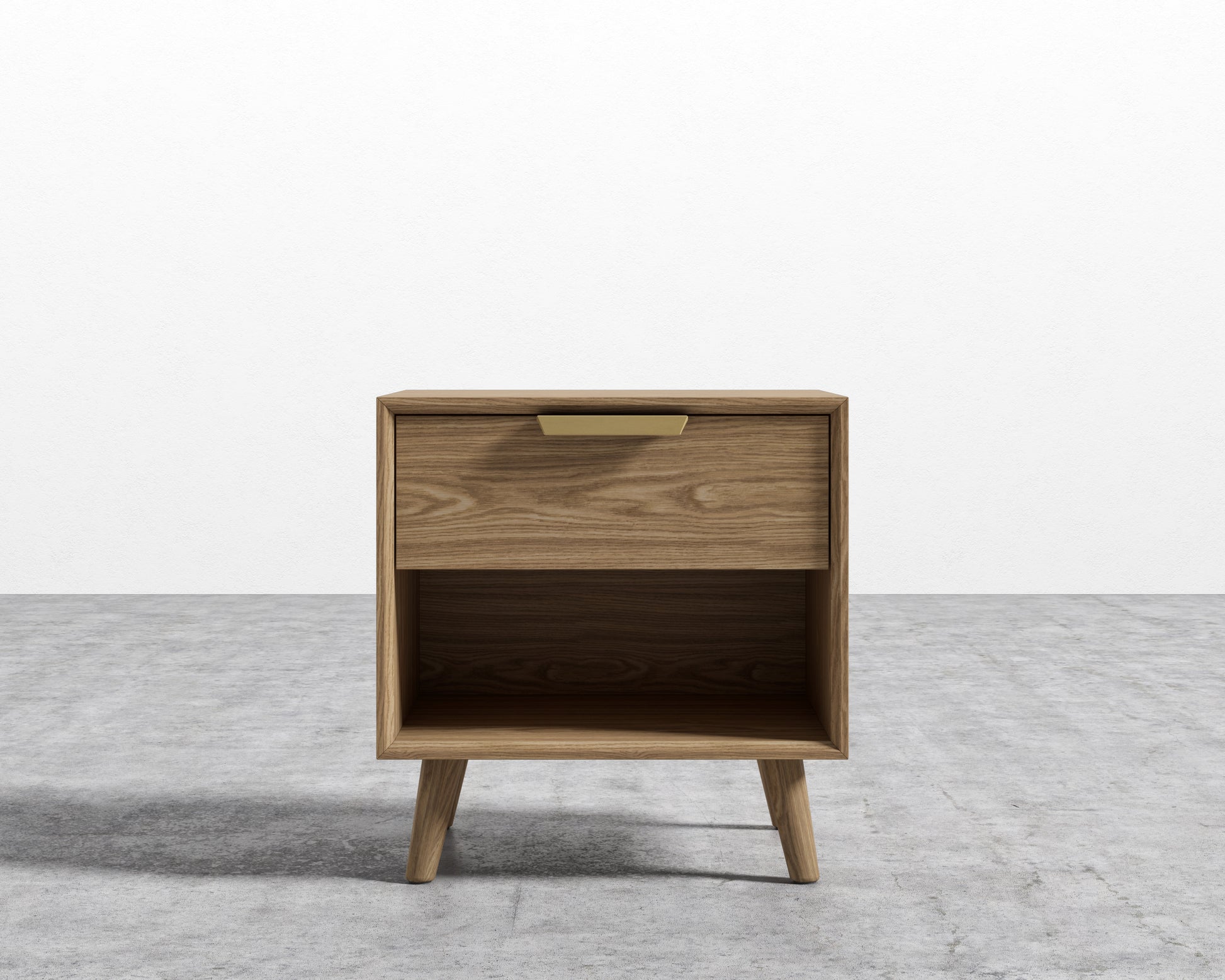 Asher Single Drawer NightStand-Ash