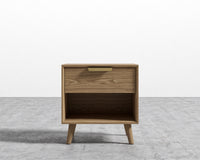 Asher Single Drawer NightStand-Ash