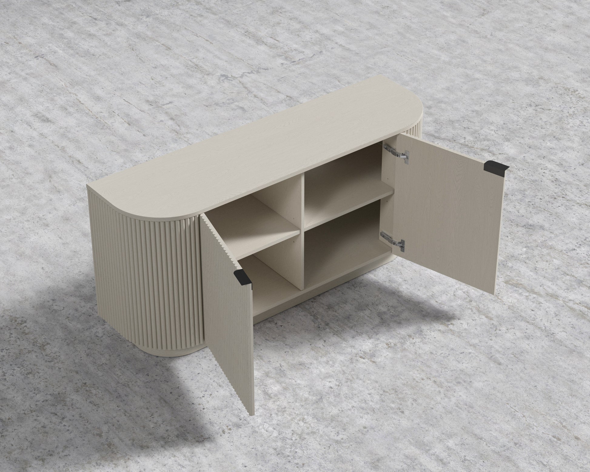 Athena Sideboard - Alabaster Matte Lacquer