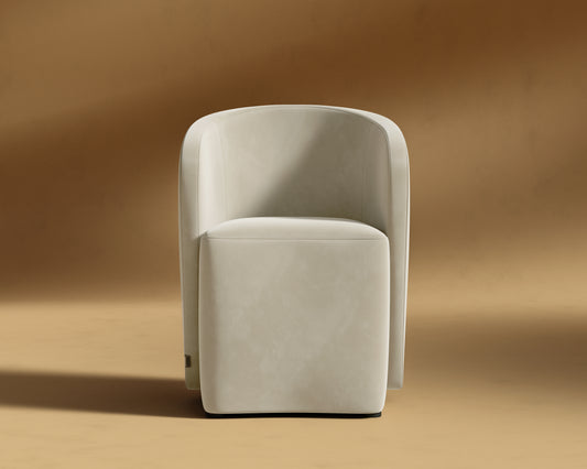 Aulus Dining Chair - Plush Velvet - Oat