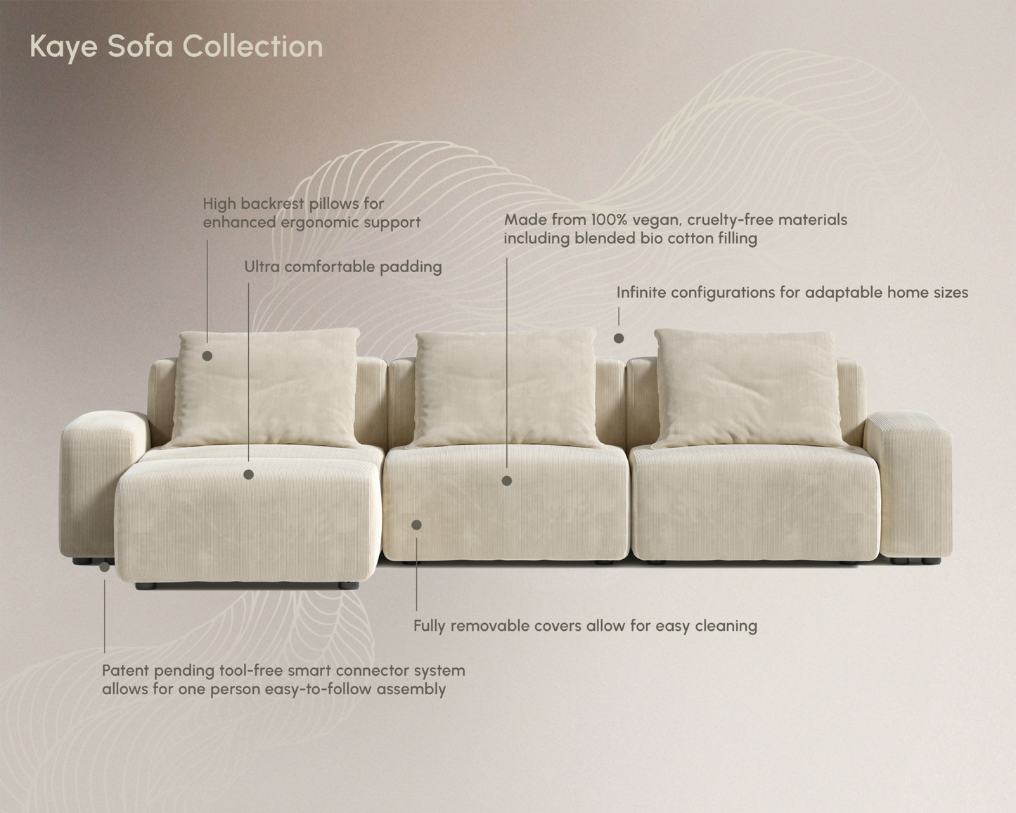 Kaye Sofa L