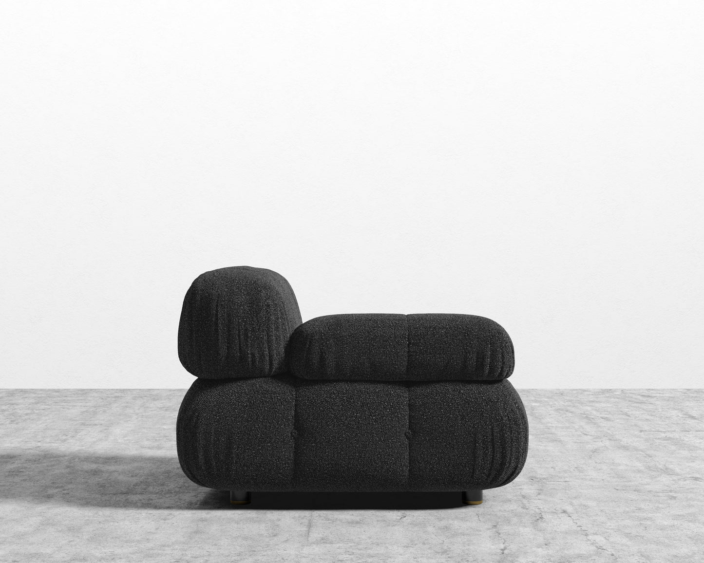 Belia Left Arm - Chatou Boucle - Caviar