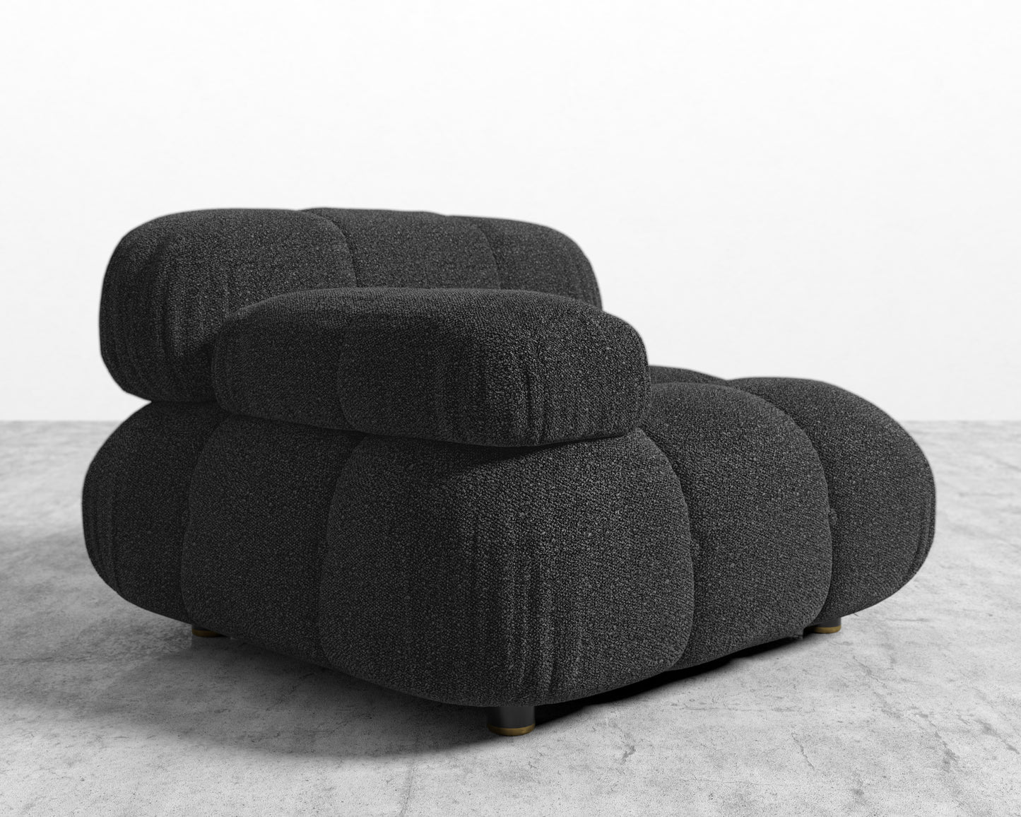 Belia Left Arm - Chatou Boucle - Caviar