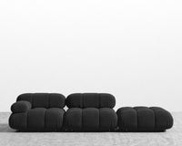 Belia Open End Sofa - Chatou Boucle - Caviar