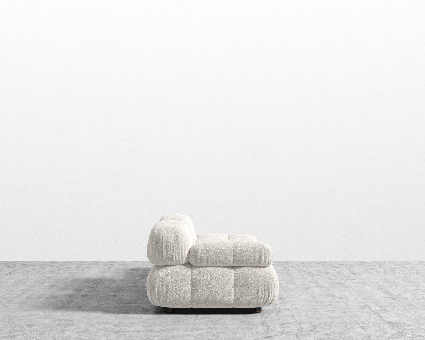 Belia Open End Sofa - Chatou Boucle - Pearl
