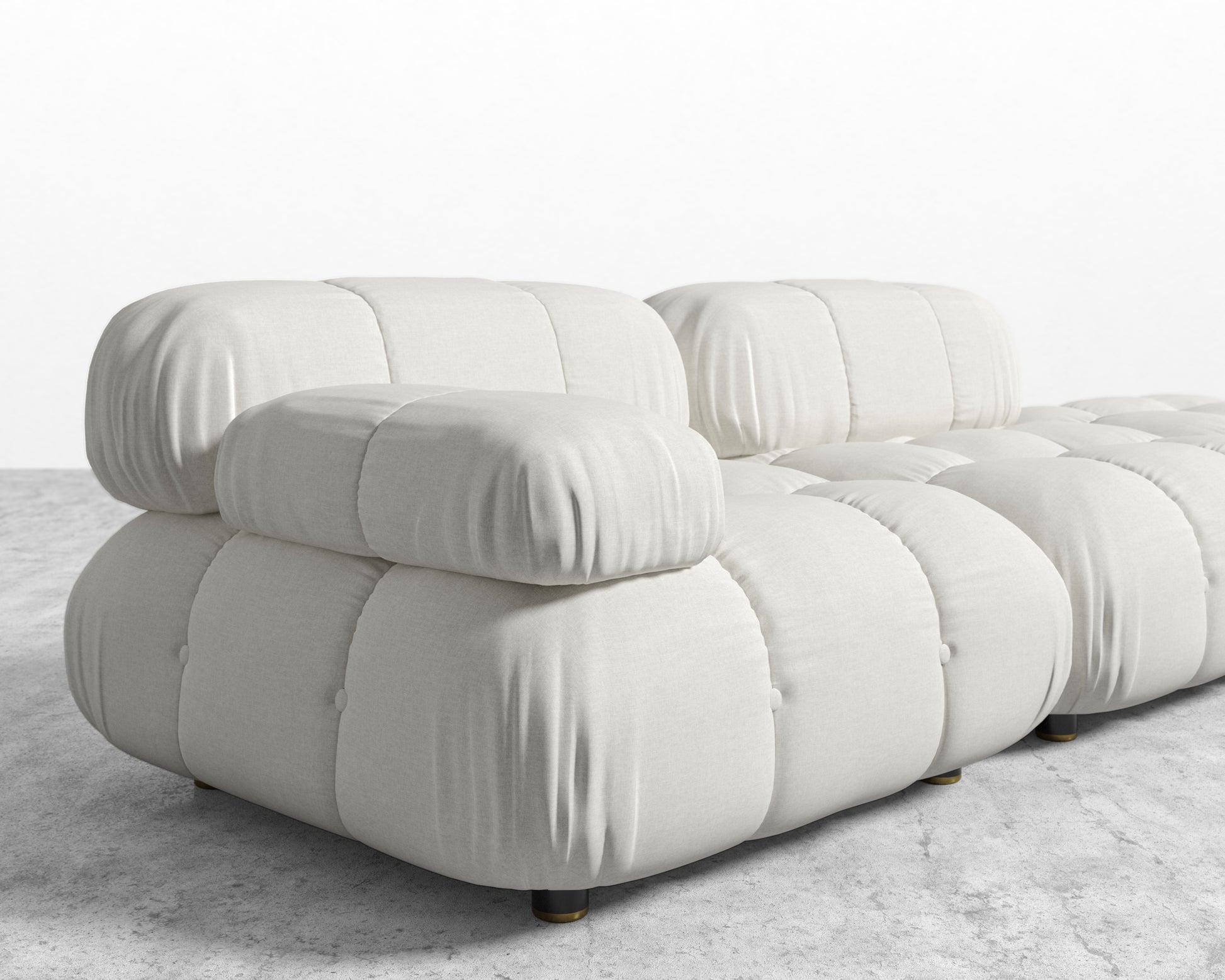 Belia Open End Sofa - Modern Felt - Alesund