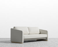 Bristol Futon - Modern Felt - Alesund - Brass legs