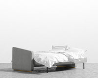 Bristol Futon - Modern Felt - Malmo - Brass legs