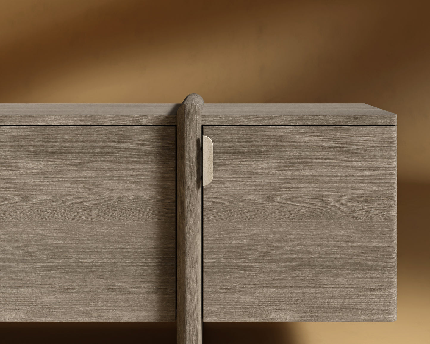 Cassia Entry Console - Grey Oak