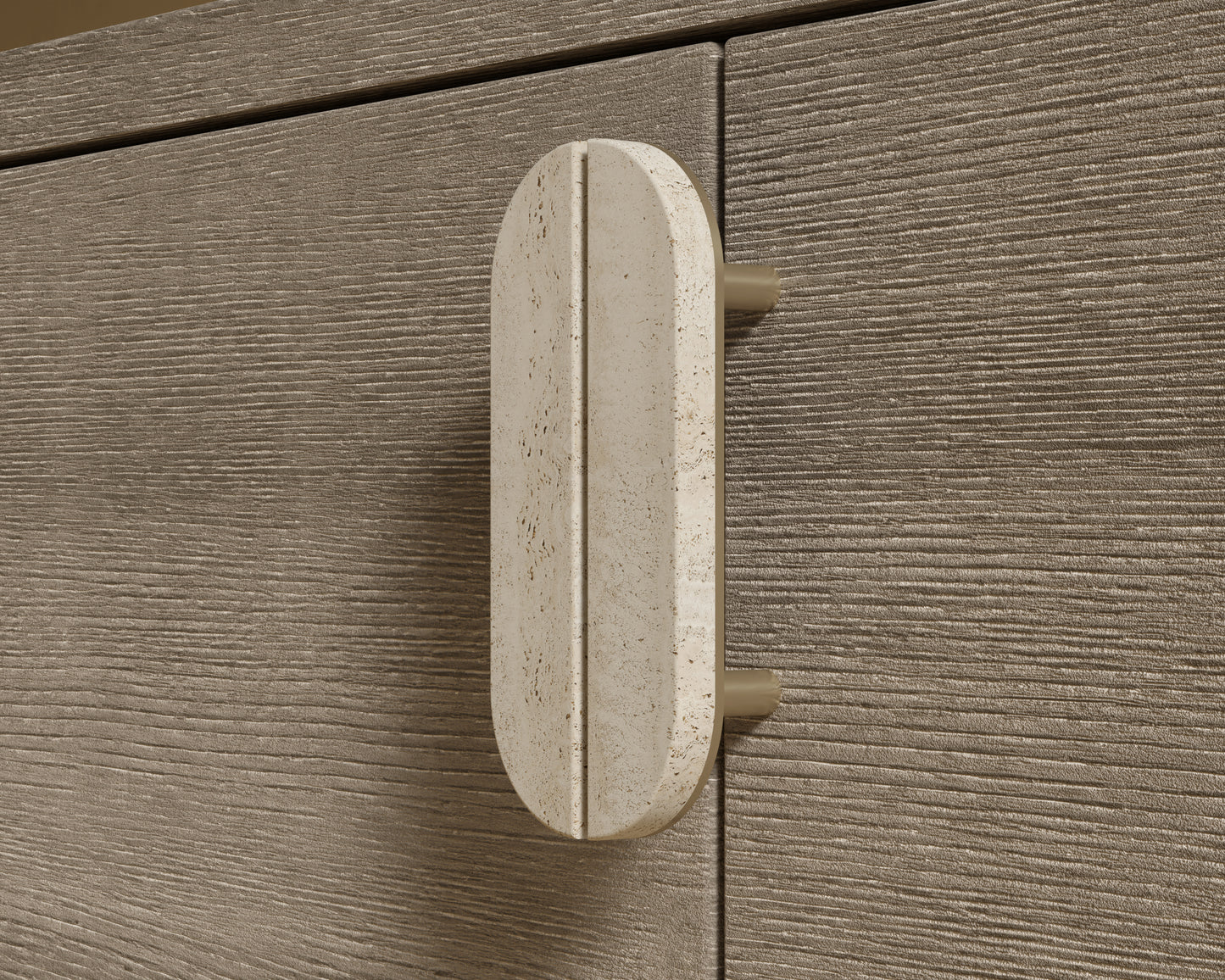 Cassia Entry Console - Grey Oak