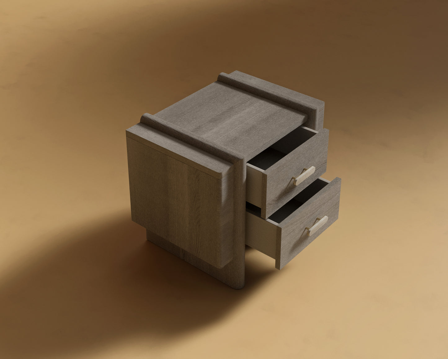 Cassia Nightstand - Grey Oak