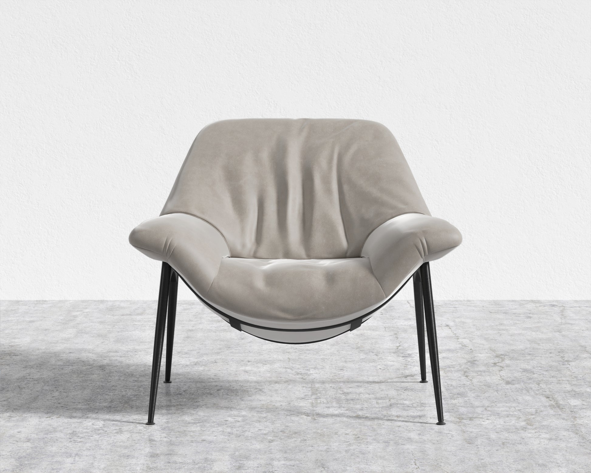 Davos Lounge Chair - Venice Vegan Suede - Latte