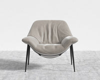 Davos Lounge Chair - Venice Vegan Suede - Latte