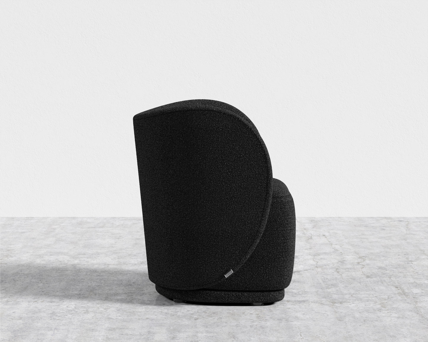 Diane Lounge Chair - Chatou Boucle - Caviar