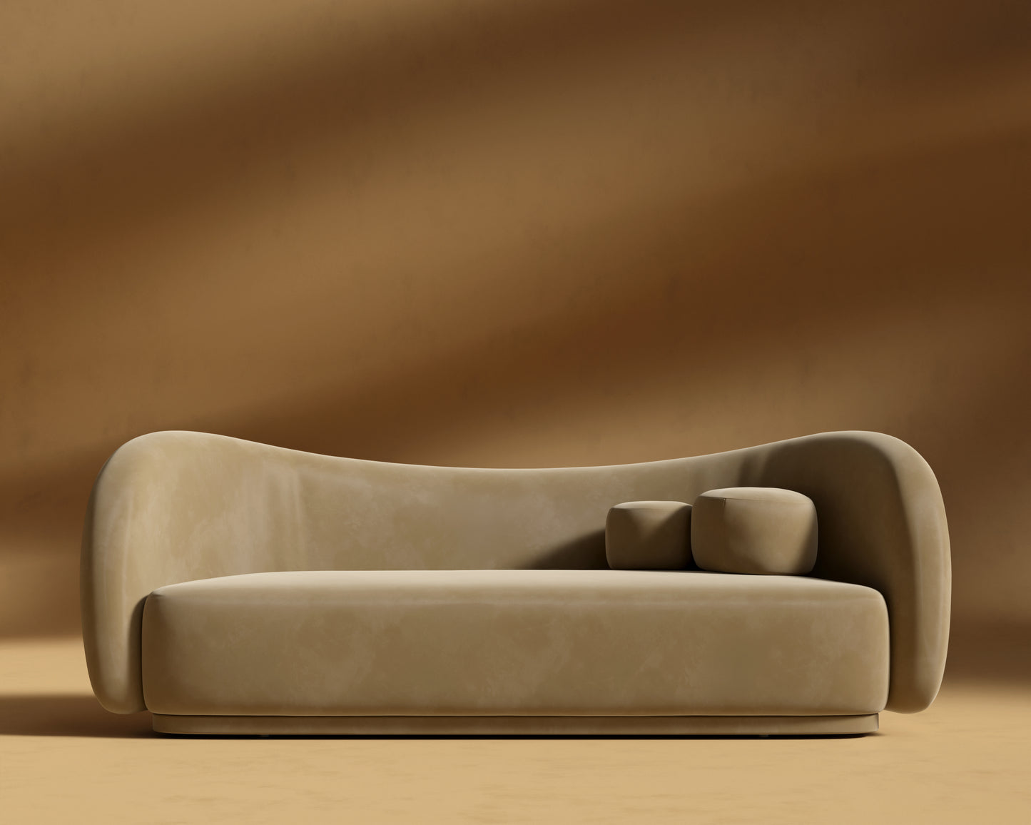 Diane Sofa - Plush Velvet - Dune