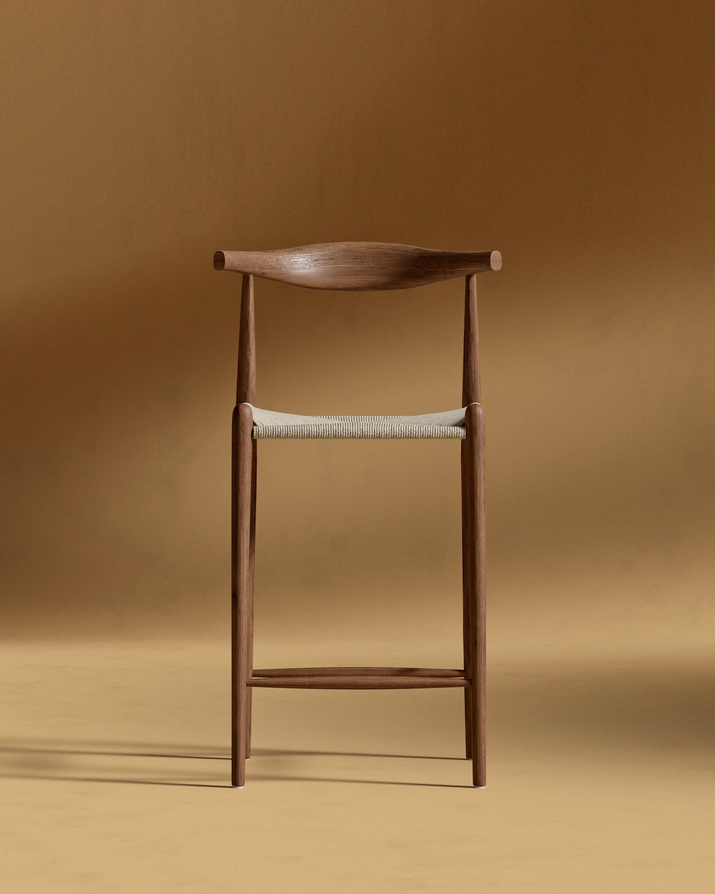 Elbow Counter Stool - Woven