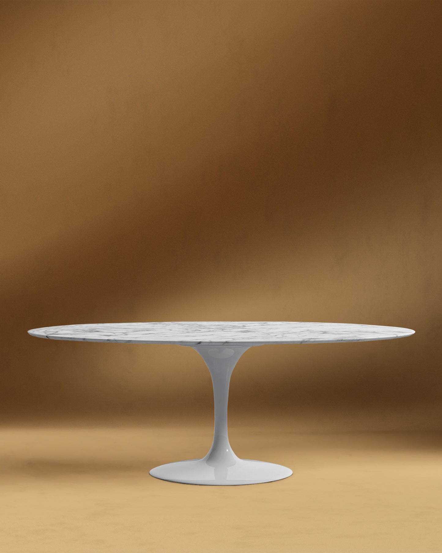Tulip Table Oval - Carrara
