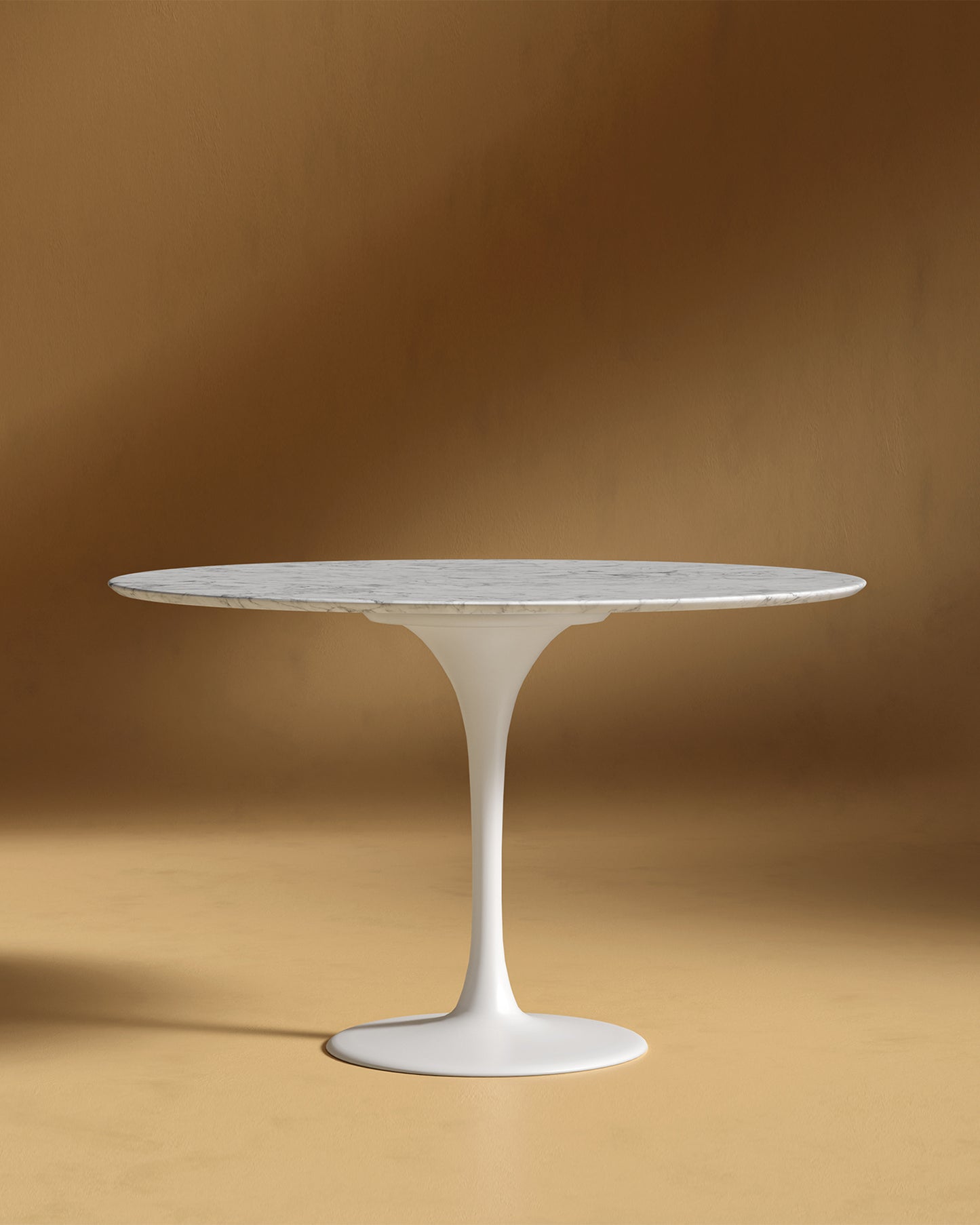 Tulip Table Round - Carrara
