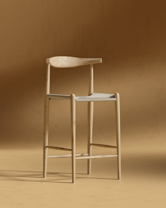 Elbow Counter Stool - Woven