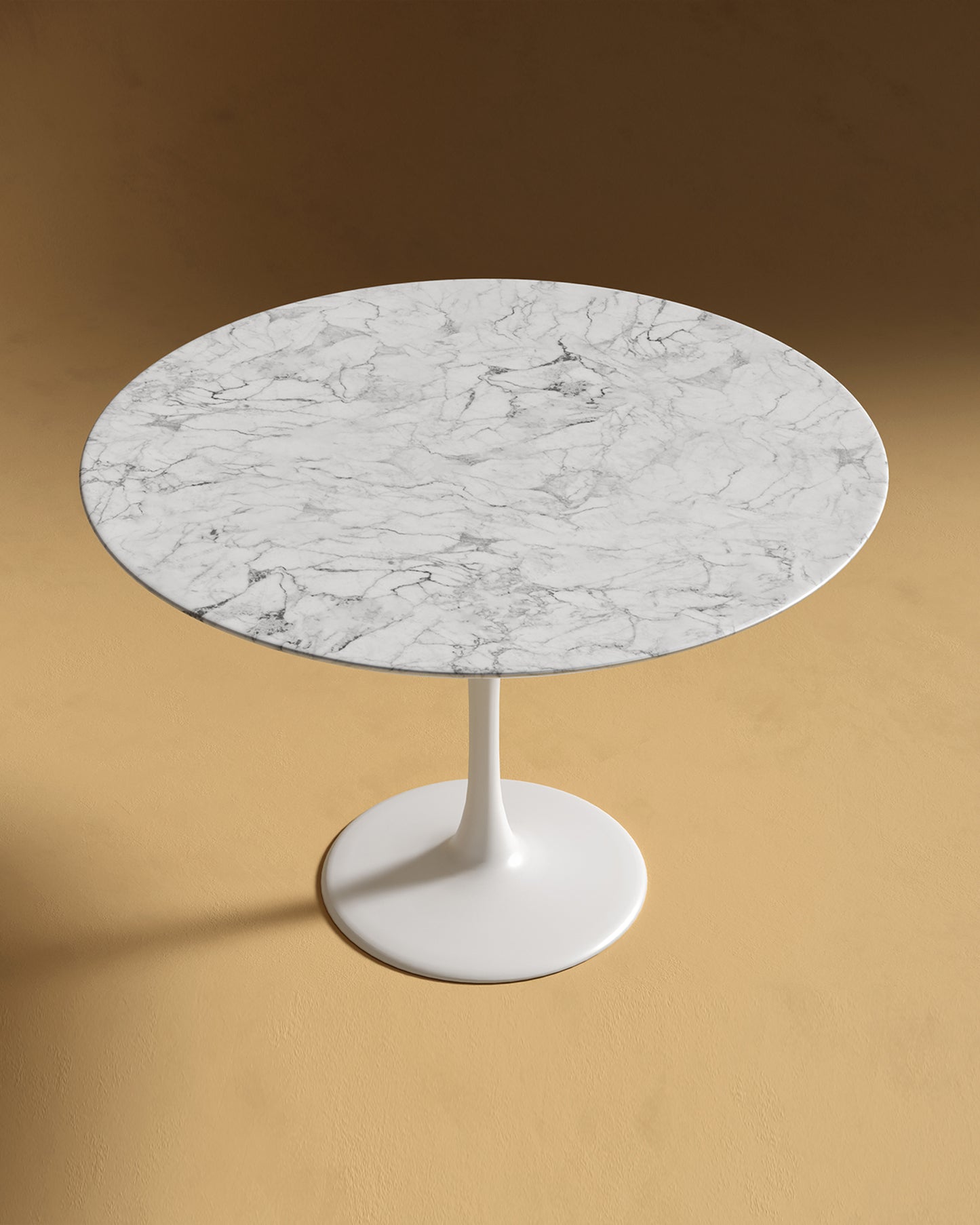 Tulip Table Round - Carrara