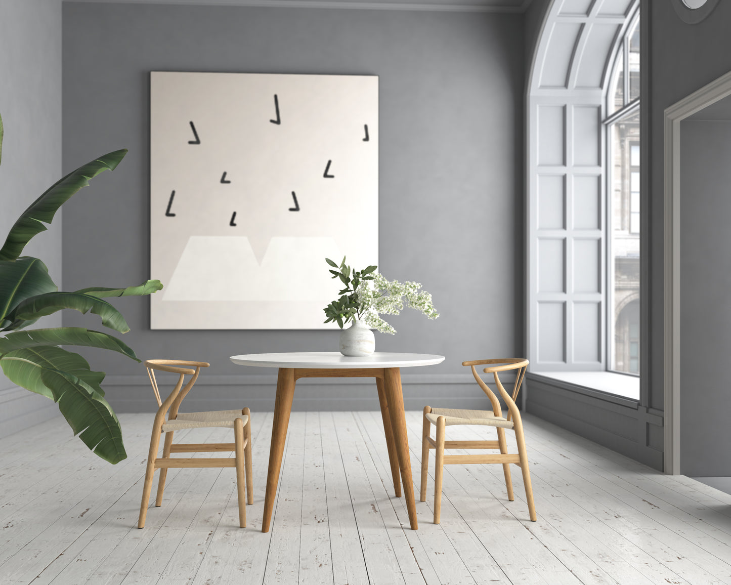 Wishbone Chair Natural/Ash