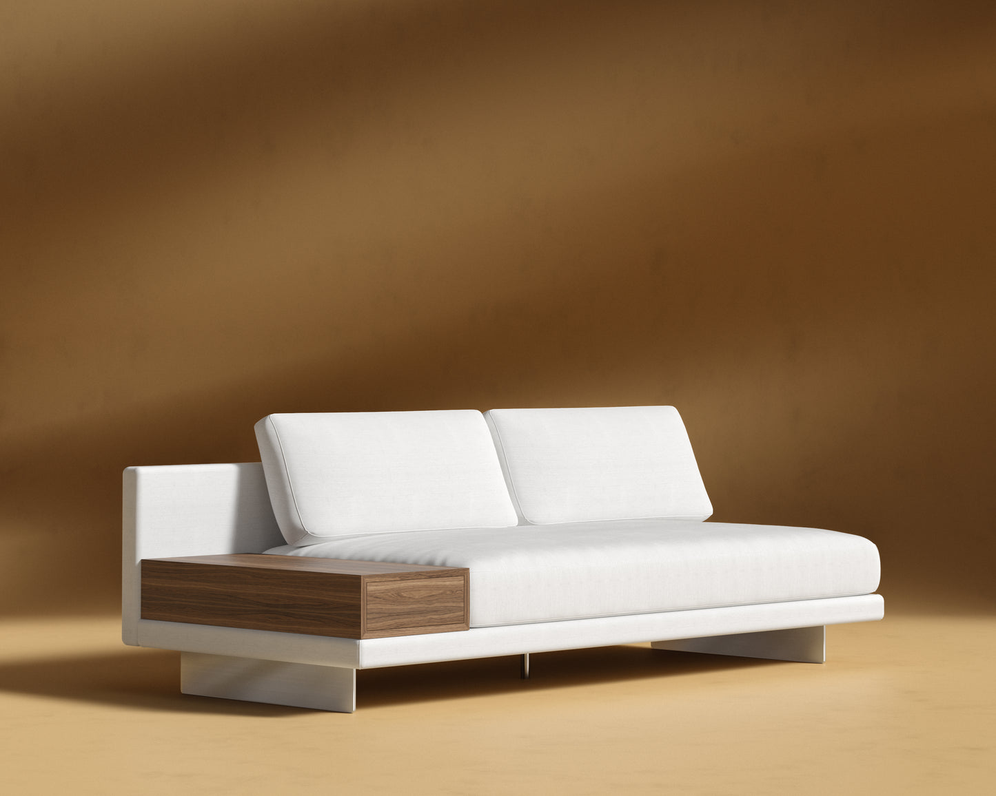 Dresden_Armless_Sofa_with_Side_Table_Performance_Linen_Swan