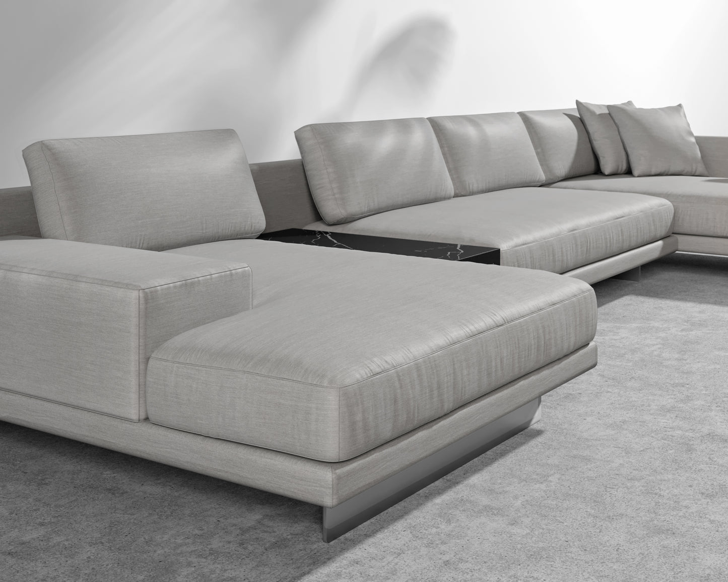 Dresden Outdoor Modular Sectional - Encino - Black Pietra Ceramic