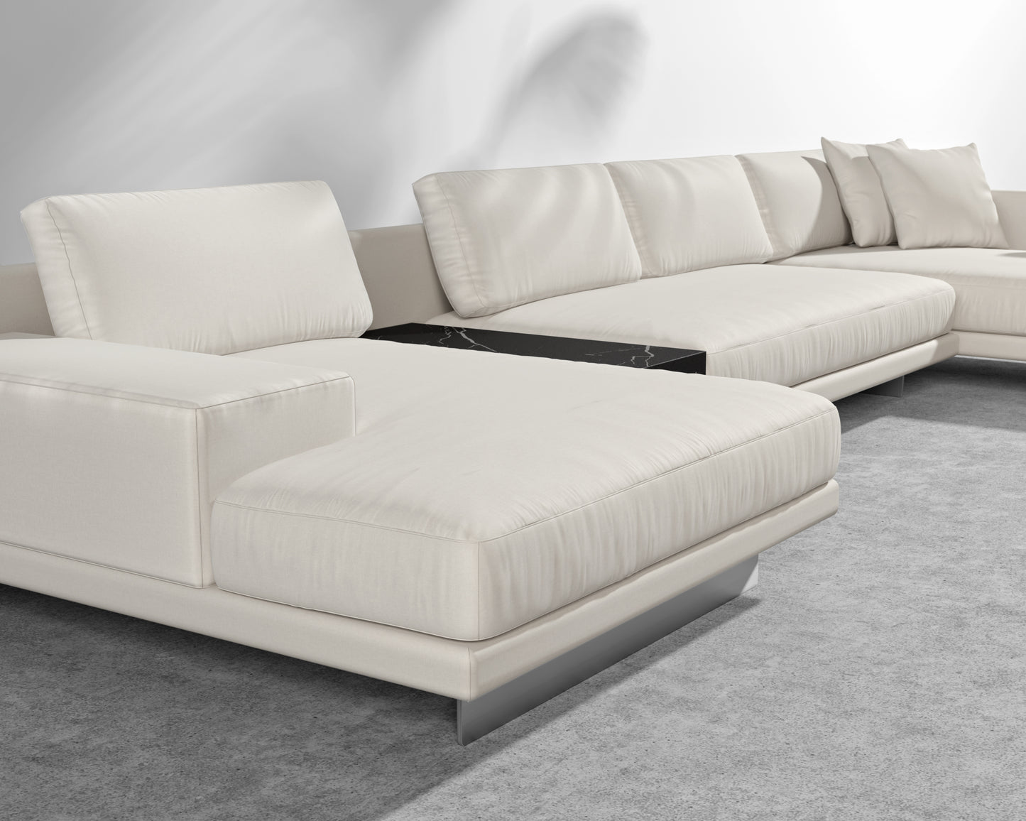Dresden Outdoor Modular Sectional - Palisades - Black Pietra Ceramic