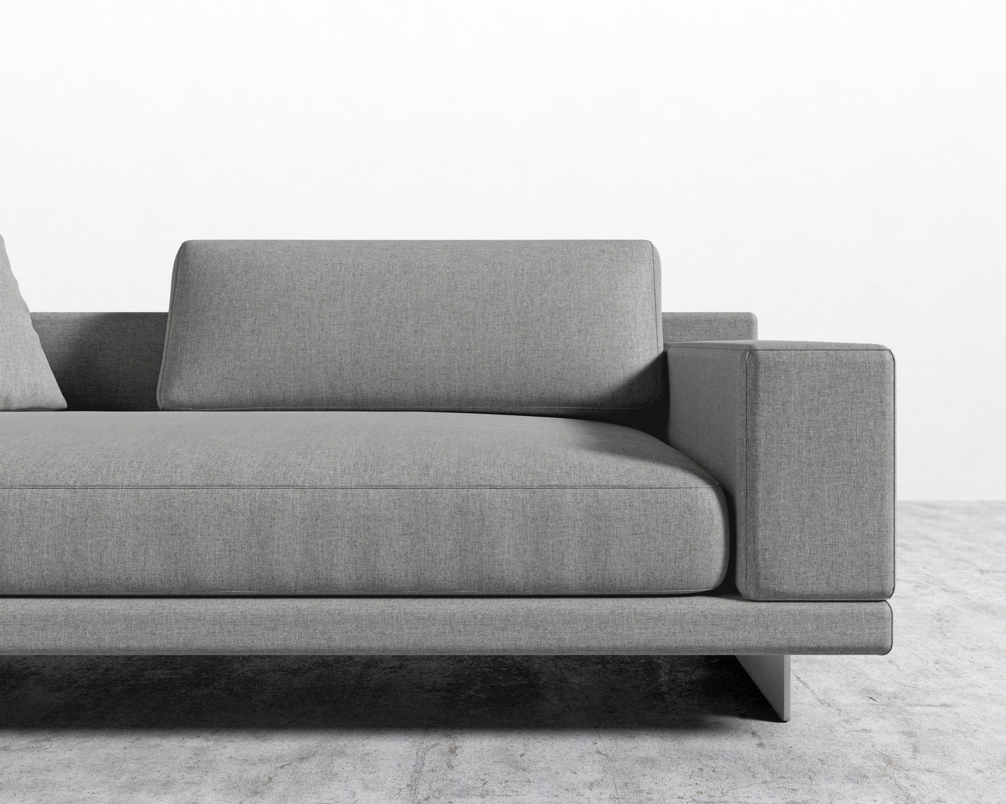 Dresden Right Arm Sofa - Modern Felt - Malmo