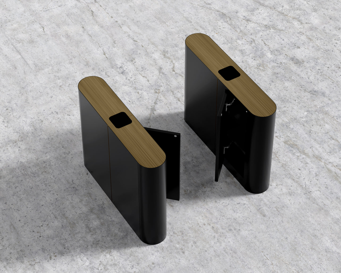 Eryk Standing Desk - Base - Ebony