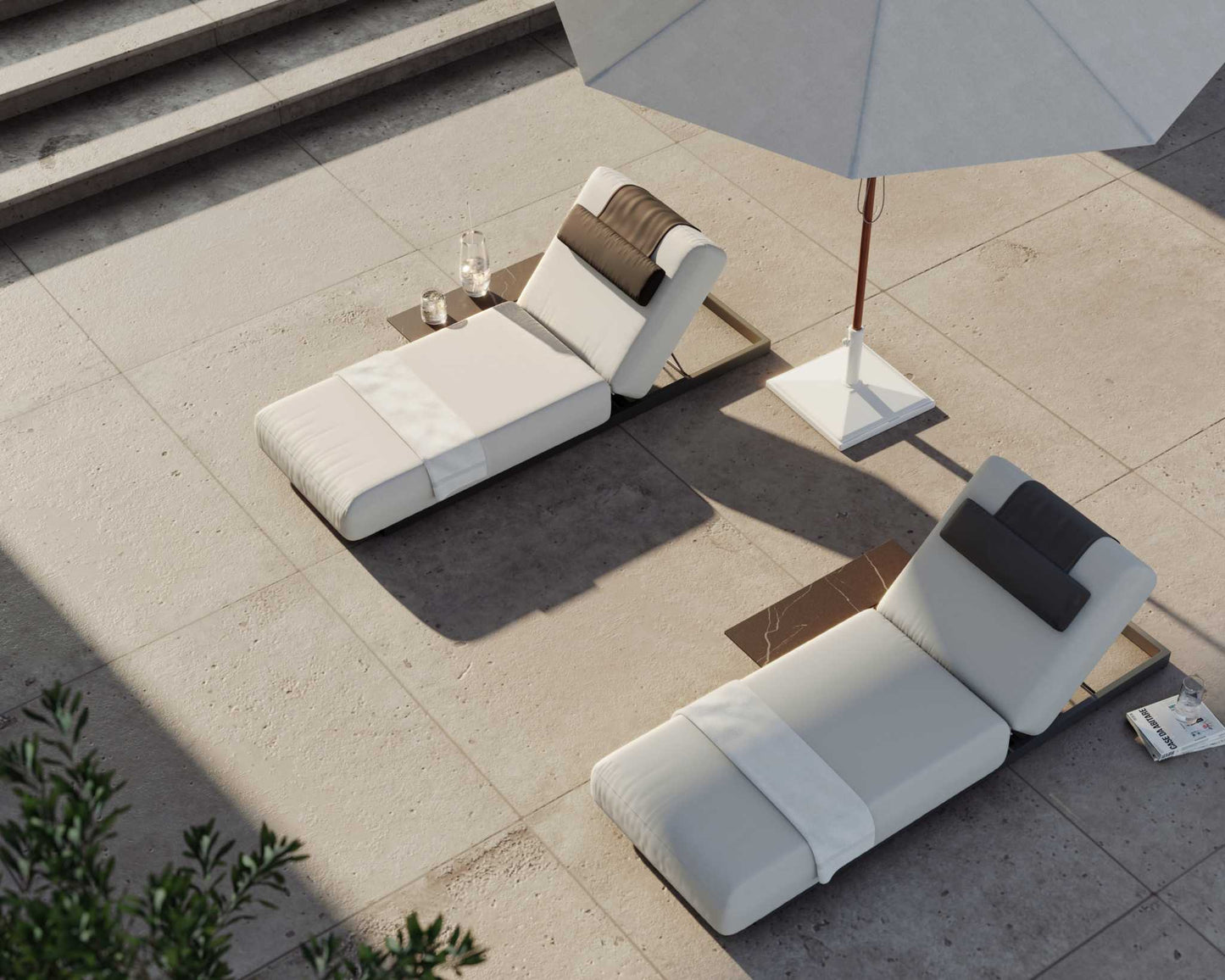 Florian Outdoor Lounger