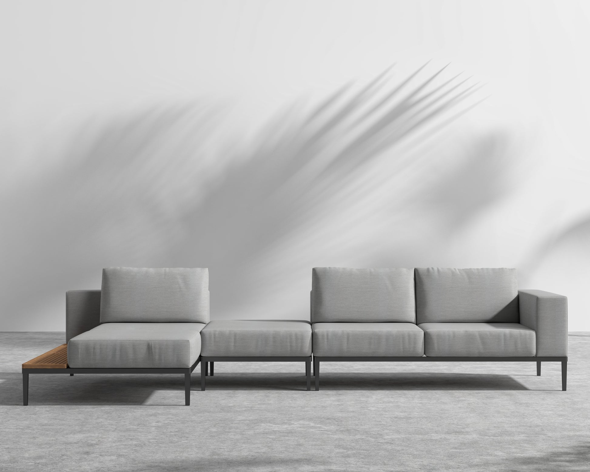 Francis Outdoor Modular - Black Frame - Encino