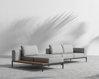 Francis Outdoor Modular - Black Frame - Encino