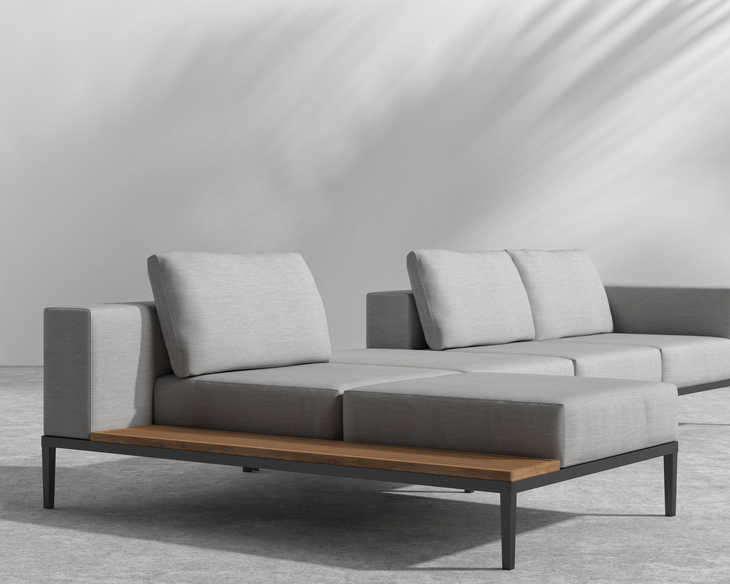 Francis Outdoor Modular - Black Frame - Encino