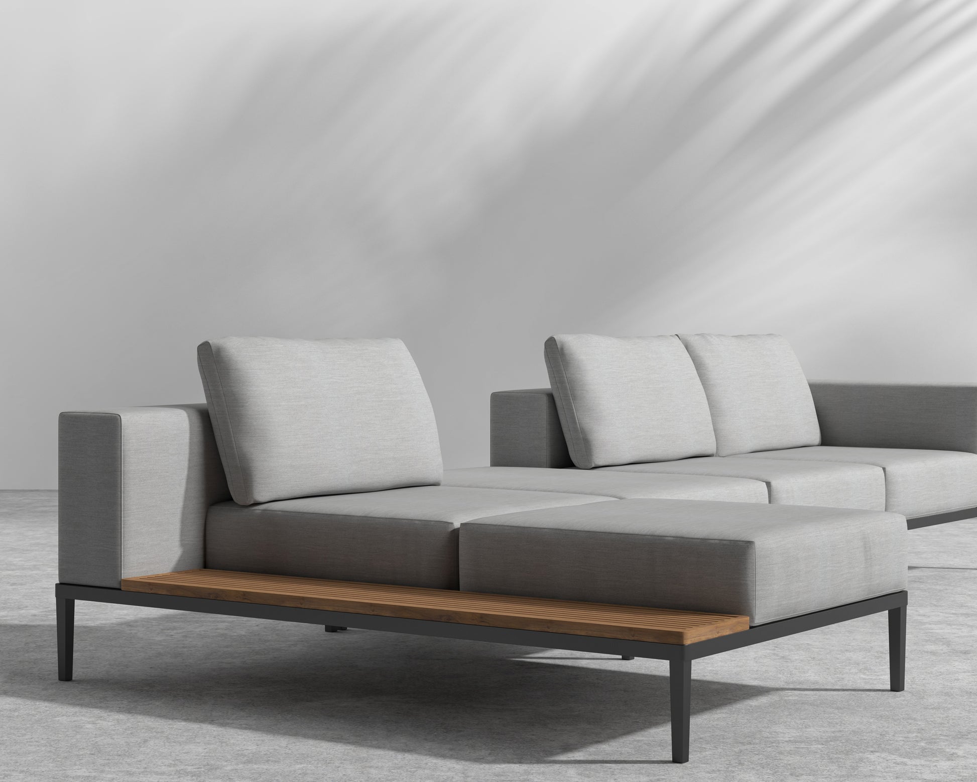 Francis Outdoor Modular - Black Frame - Encino