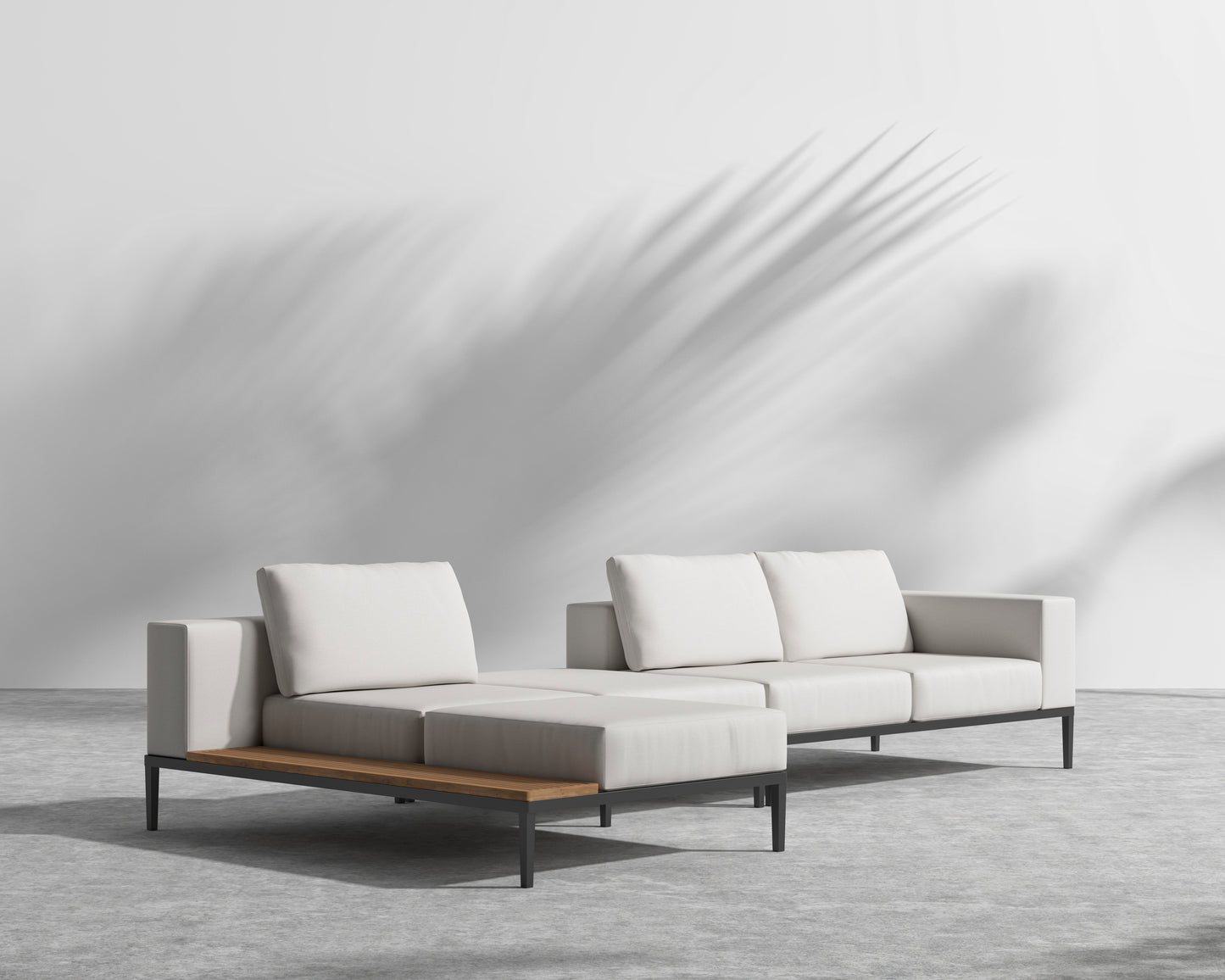 Francis Outdoor Modular - Black Frame - Palisades