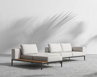 Francis Outdoor Modular - Black Frame - Palisades