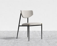 Geno Dining Chair - Chatou Boucle - Pearl - Black Frame