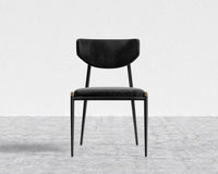 Geno Dining Chair - Plush Velvet - Black 2022 - Black Frame