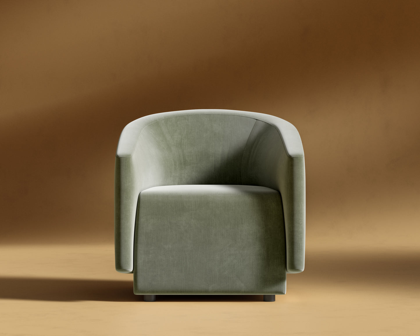 Hadrian_Armchair_Cotton_Velvet - Verdant